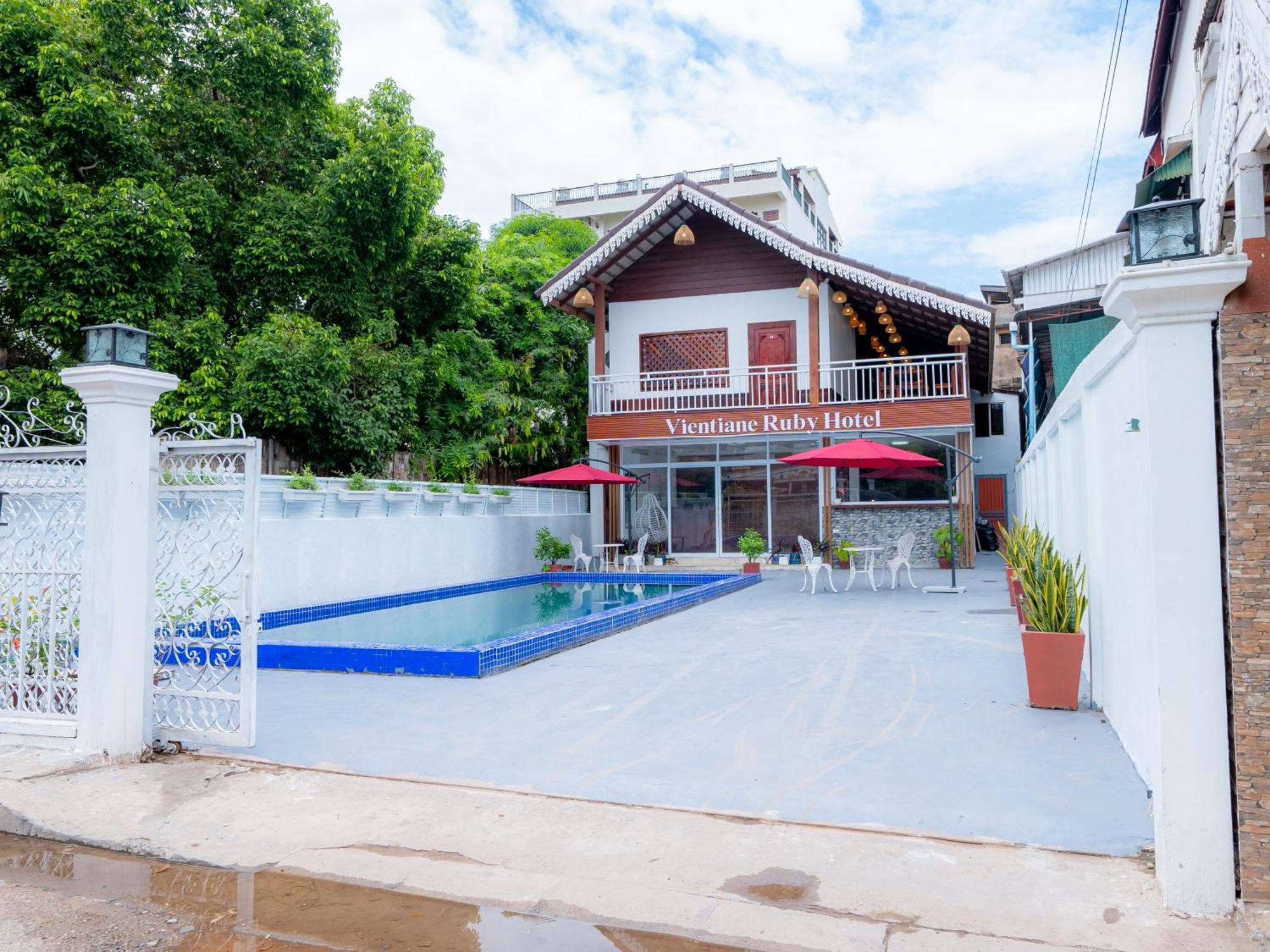 Vientiane Ruby Villa Hotel Exterior photo